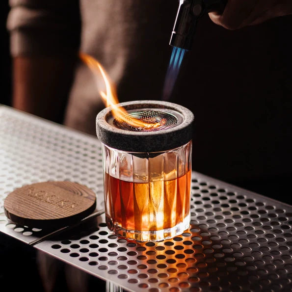 Zilchx Elektrische cocktail rookovenset met 6 houten chips, ouderwetse whisky roker, accessoires voor dranken en bourbon, cadeau voor vader, echtgenoot en cocktailliefhebbers Zilchx Elektrische cocktail rookovenset met 6 houten chips, ouderwetse whisky roker, accessoires voor dranken en bourbon, cadeau voor vader, echtgenoot en cocktailliefhebbers