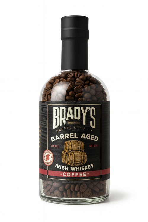 Brady’s Barrel Aged Irish Whiskey Coffee in Fles – Luxe Vatgerijpte Koffie - ProostMoment