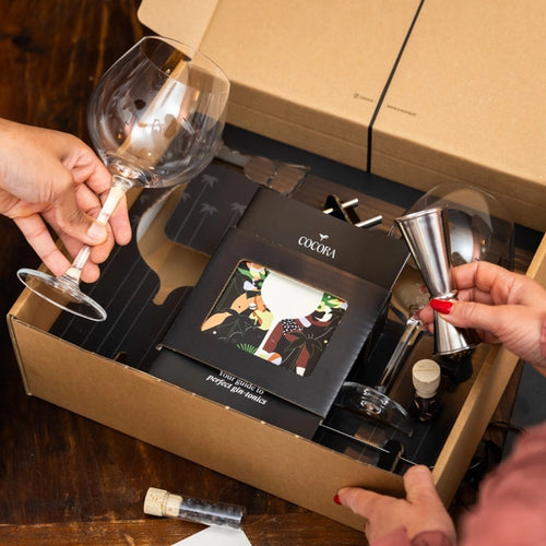 Goudkleurige cocktailtools uit de luxe Gin-Tonic Set – premium afwerking