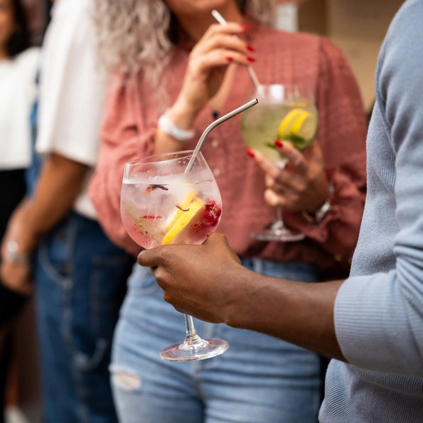 Twee kristallen gin-tonic glazen van Tritan® kristalglas – luxe kwaliteit