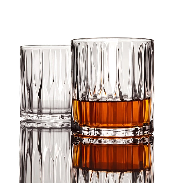 whisky glazen set inbegrepen bij luxe rookset van ROCKS
