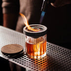 graniet whisky smoker op glas met rook effect – premium rookset