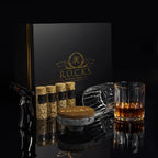luxe whisky rookset compleet met glazen en accessoires – cadeau set
