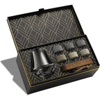 Luxe Whisky Cadeauset – Whiskyneusglas & Koelstenen - ProostMoment