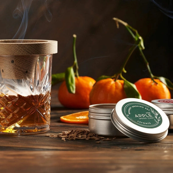 Whiskey Rokerset – Dublin Crystal 6-delig met 4 Houtsmaken - ProostMoment