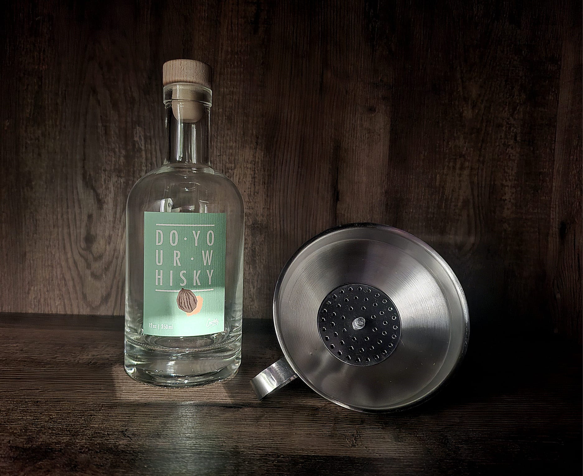 Whisky infusion fles met kruiden en houtchips – maak je eigen whisky met ProostMoment