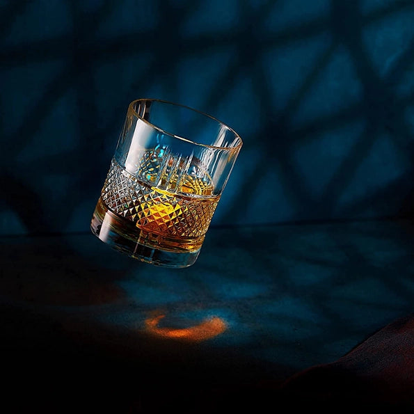 Luxe Whisky Cadeauset – Reserve Kristalglas met Whiskystenen