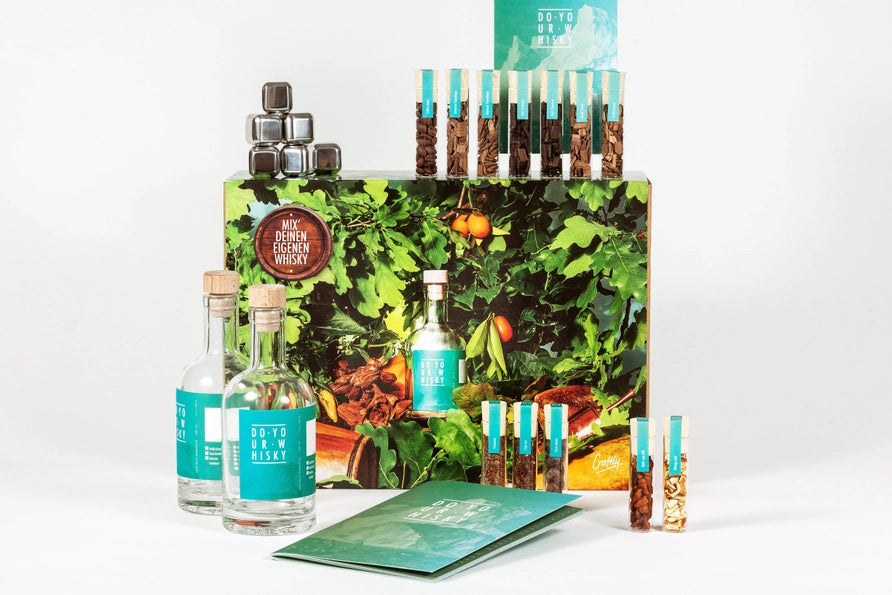 Maak je eigen whisky – Complete DIY Whisky Kit met houtsnippers en accessoires - ProostMoment