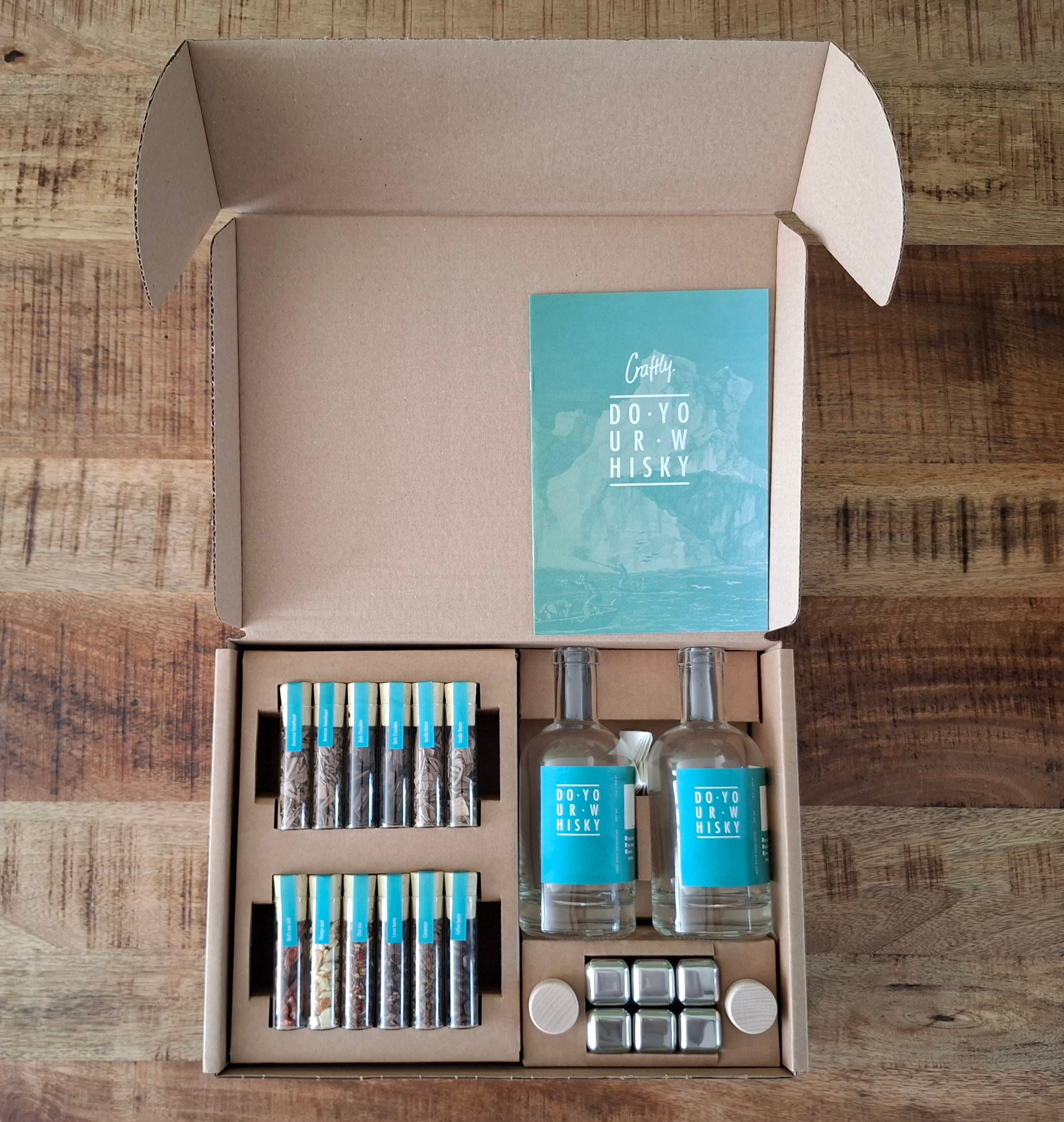 Maak je eigen whisky – Complete DIY Whisky Kit met houtsnippers en accessoires - ProostMoment
