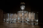 Luxe Whisky Karaf Cadeauset – Inclusief 4 Glazen & Luchtdichte Stop - ProostMoment