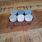 ROCKS Whisky Chilling Stones – Set van 6 Granieten Whiskystenen - ProostMoment