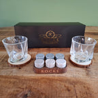 Luxe Whisky Cadeauset – Twist Whiskyglazen & Koelstenen - ProostMoment