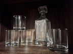 Luxe Kristallen Whisky karaf met 4 Glazen – Loodvrij Kristal - ProostMoment