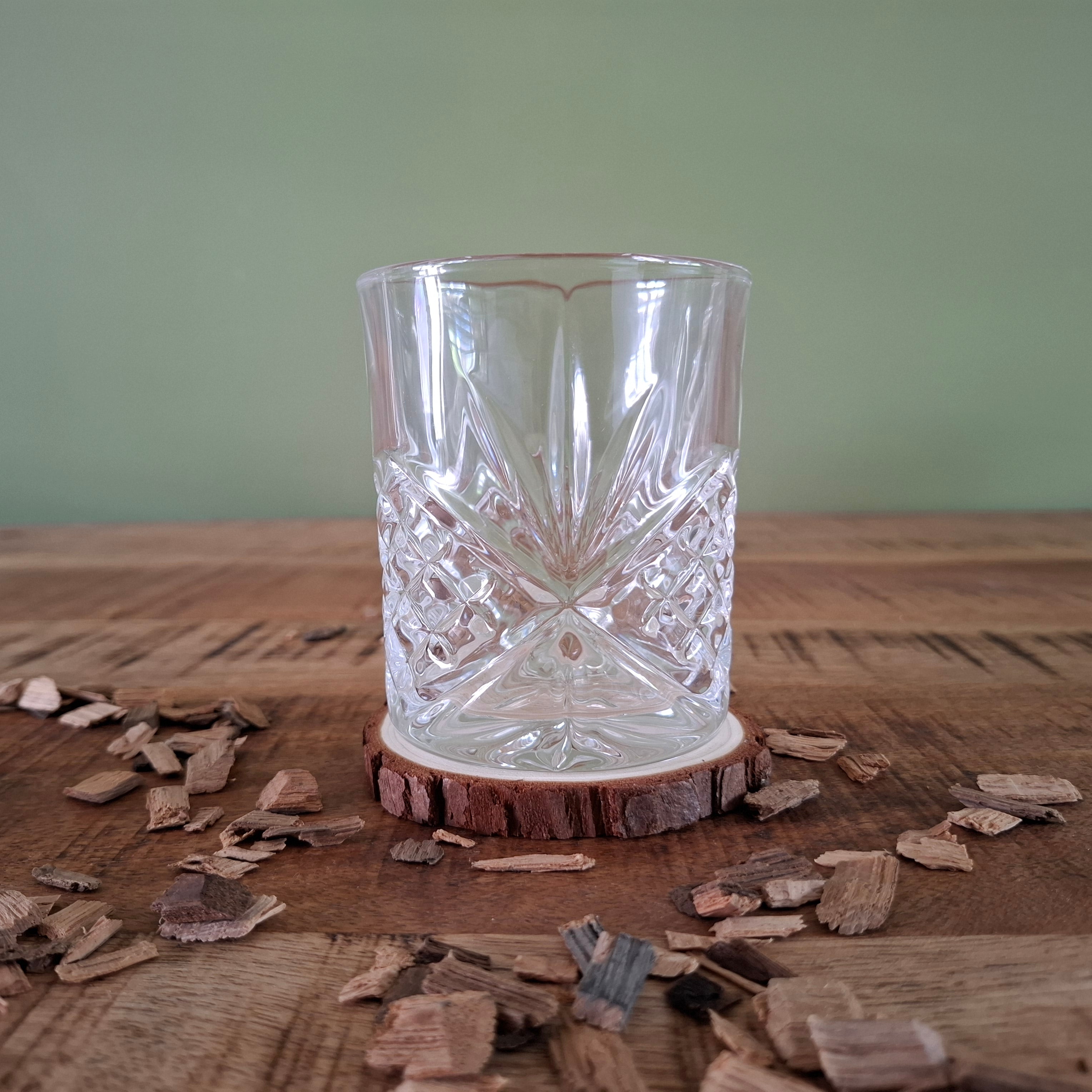 Whiskey Rokerset – Dublin Crystal 6-delig met 4 Houtsmaken - ProostMoment