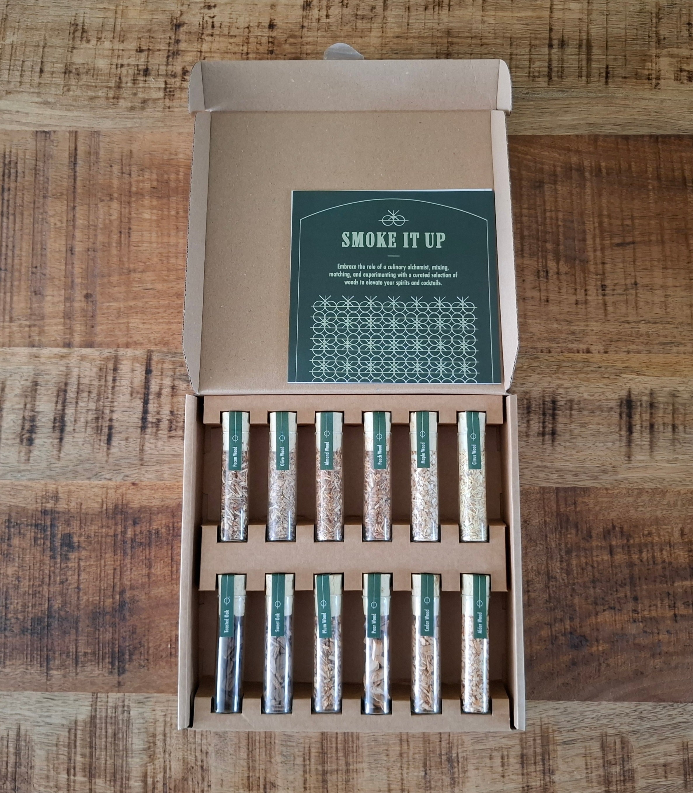 Whiskey Rookhout Chips Set – 12 Soorten Premium Hout voor Rookaroma - ProostMoment