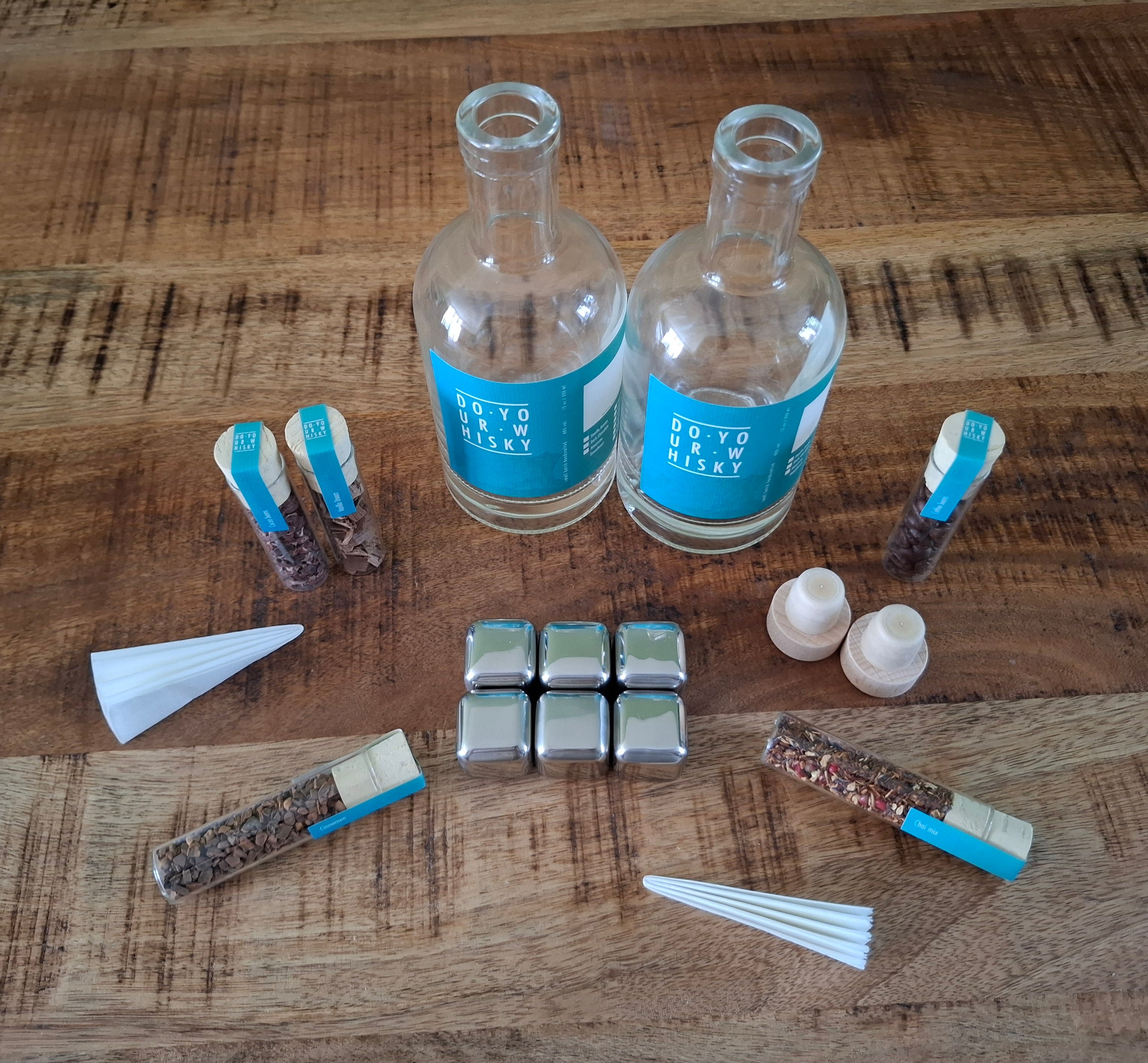Maak je eigen whisky – Complete DIY Whisky Kit met houtsnippers en accessoires - ProostMoment