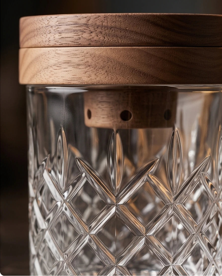 Luxe Whisky Rookset in Houten Kist – Complete Cadeauset